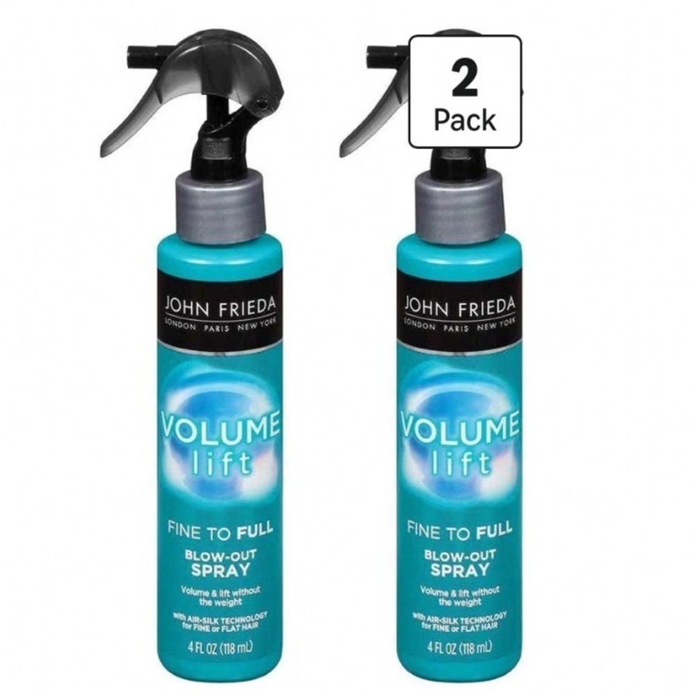 John Frieda Volume Lift Fine to Full Blow-Out Spray 4oz 2 Pack for Fine Hair